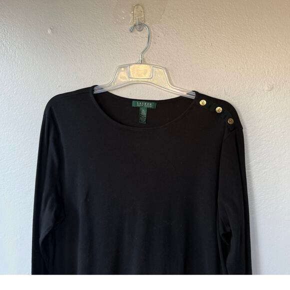 Lauren Ralph Lauren Cotton Button detail pullover size 3X - Picture 4 of 9
